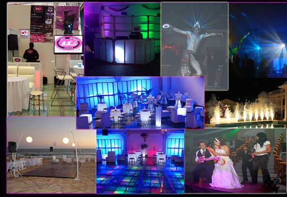 DJ, Pantallas, Pista Iluminada, ASJ, Iluminacion Robotica, Led y más